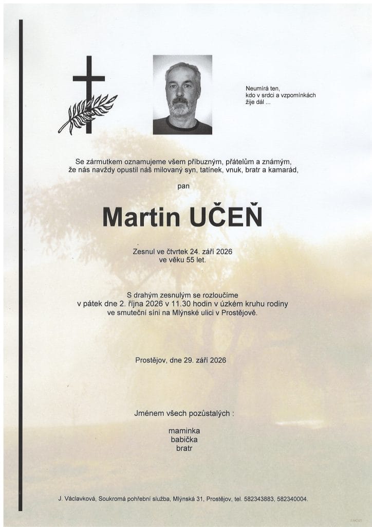 parte p. Martin Ucen | Pohřební služba Václavková a spol. s r.o.